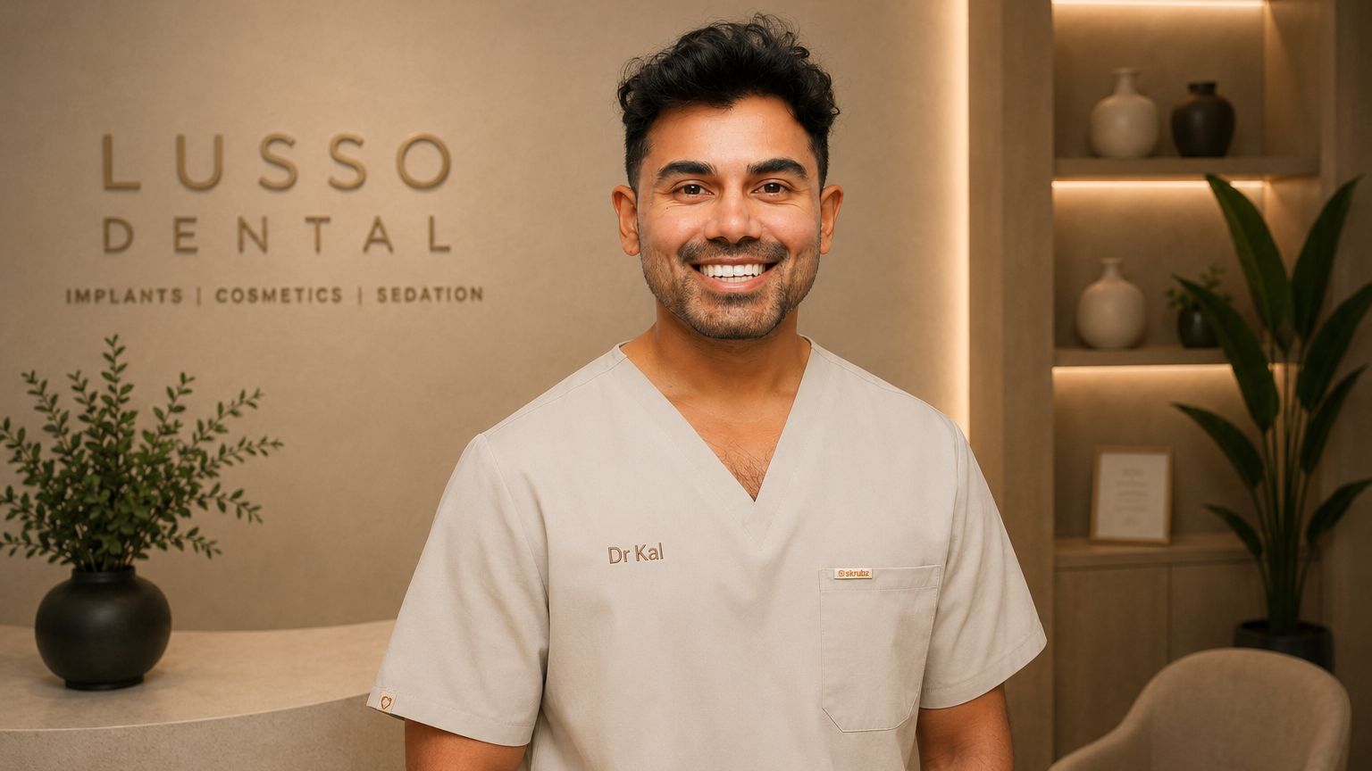 Dr Kal in the LUSSO Dental clinic